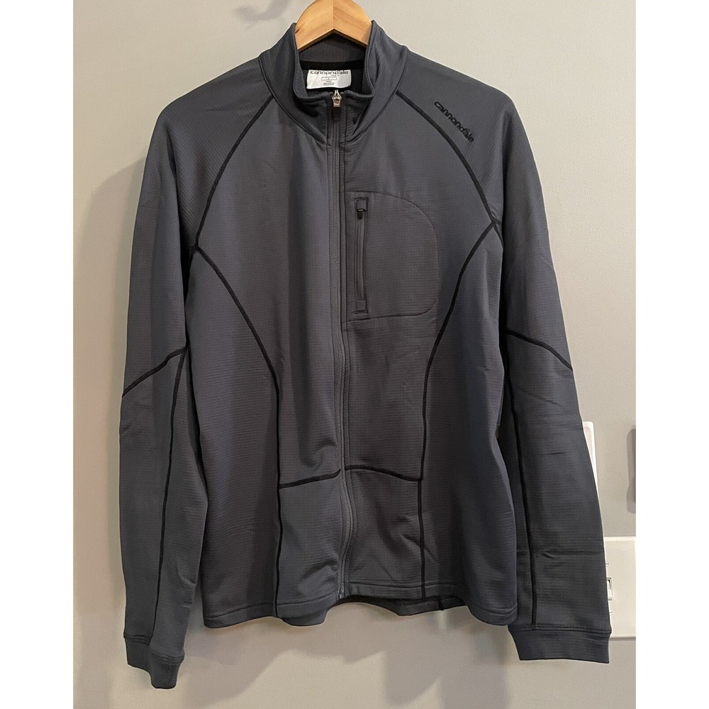 Cannondale Jacket Grid Fleece Cycling Zip Up Thermal Womens Large